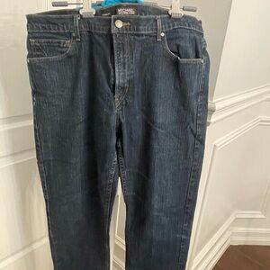 Michael Kors Men's Deep Indigo Tailored Fit Jeans